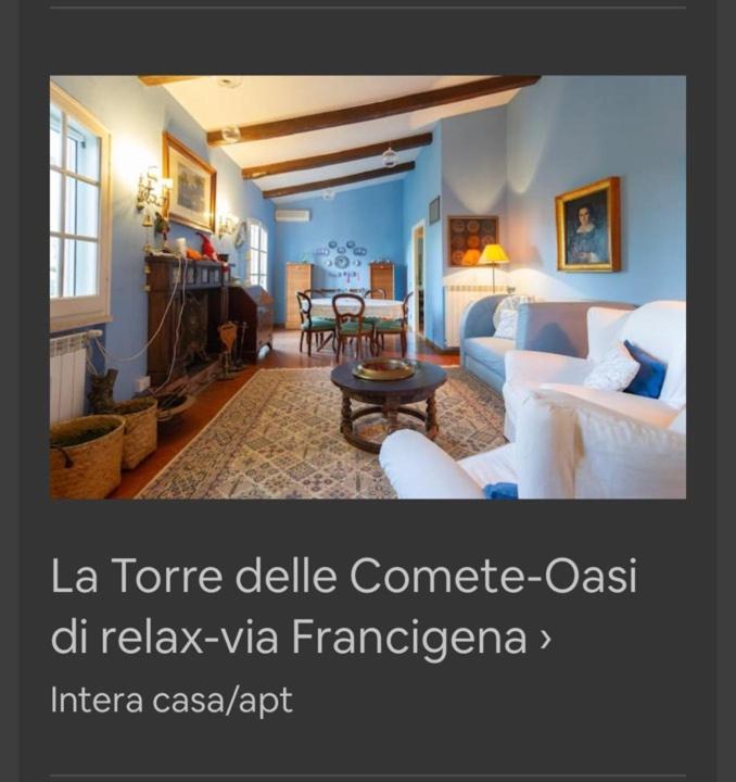 La Torre Delle Comete -Villa Lungo La Via Francigena Сутри Экстерьер фото